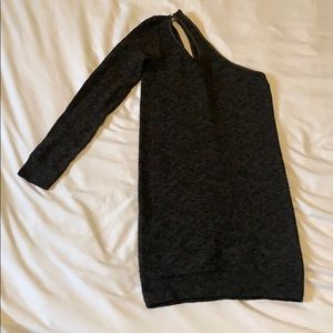 BCBG One Shoulder Gray Dress
